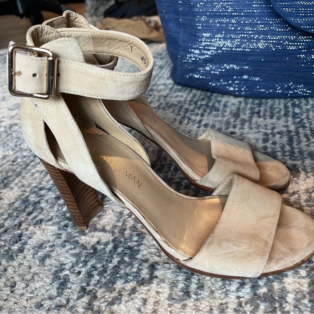 Stuart weitzman suede heels